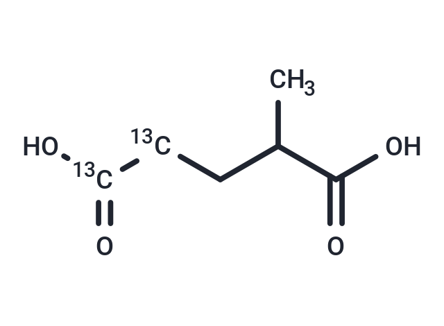 2-Methylglutaric Acid-[13C2] In Methanol, Concentration: 1000µg/mL (Standard)