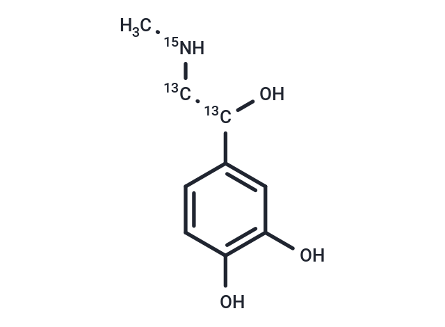 (±)-Epinephrine-[1,2-13C2, 15N] (Standard)