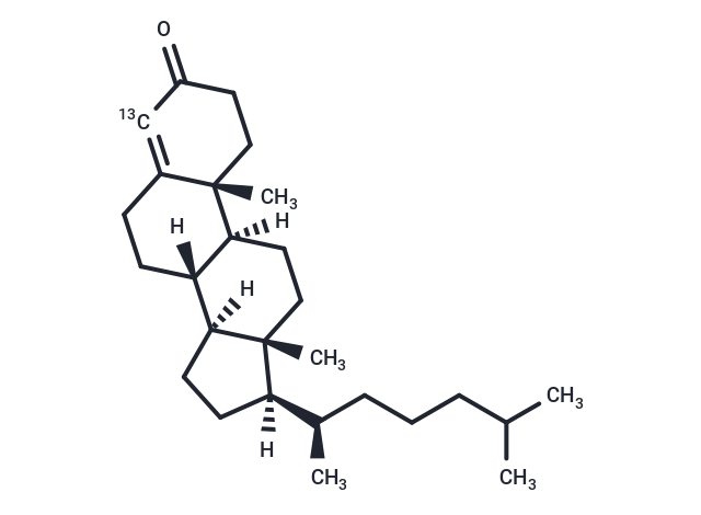 4-Cholesten-3-One-[4-13C] (Standard)