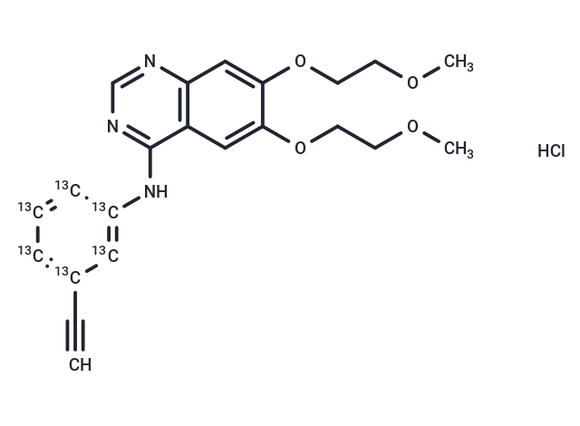 Erlotinib-13C6 Hcl (Standard)