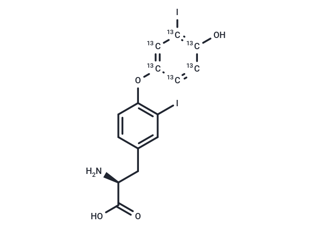 L-3.3‘-Diiodothyronine-[13C6] (T2) In Methanol, Concentration: 100µg/mL (Standard)