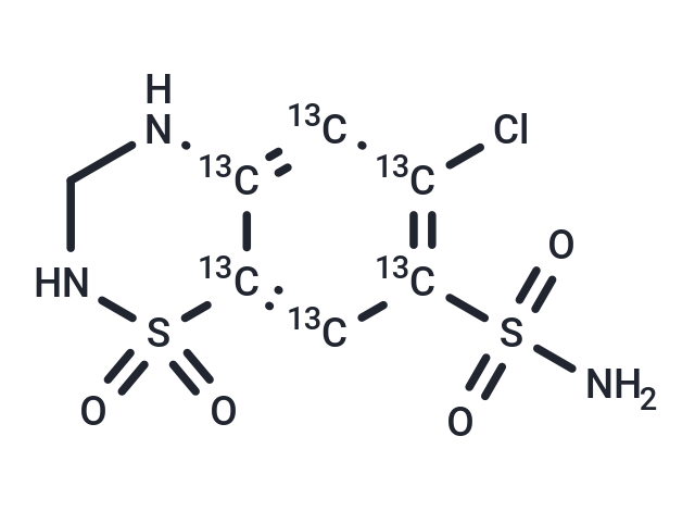 Hydrochlorothiazide-[13C6] (Standard)