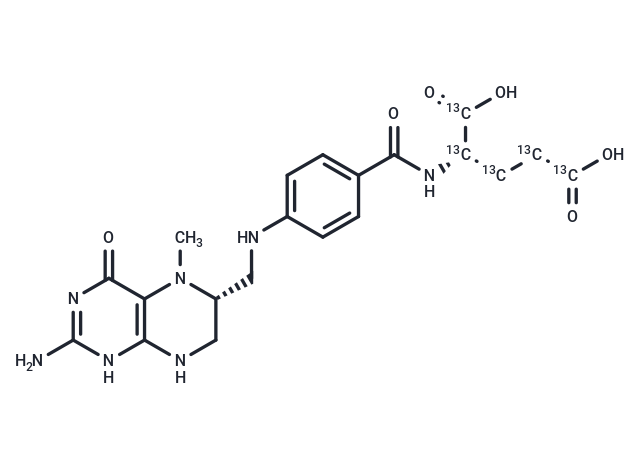 5-Methyltetrahydrofolic Acid-[13C5] (Standard)
