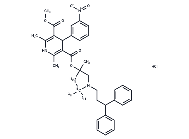 Lercanidipine-[13C,D3] Hydrochloride (Standard)