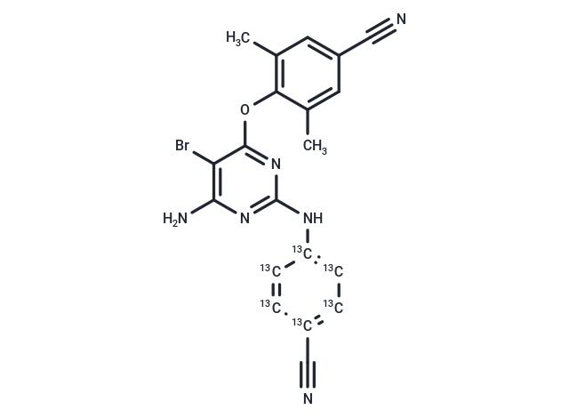 Etravirine-[13C6] (Standard)