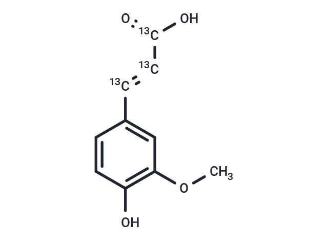Ferulic Acid-[13C3] (Standard)