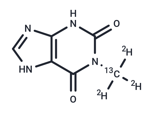1-Methylxanthine-[13C,D3] (Standard)