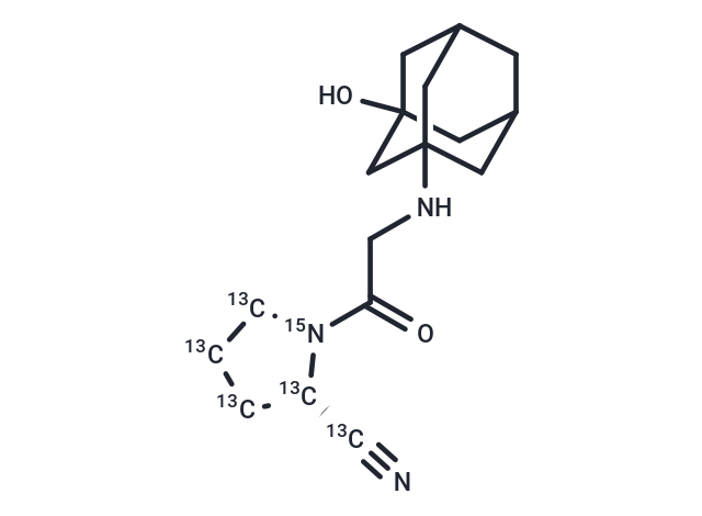 Vildagliptin-[13C5,15N] (Standard)