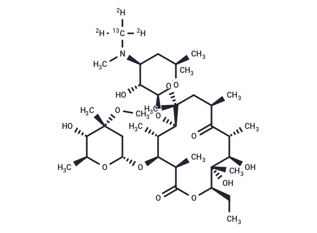 Clarithromycin-13C-D3 (Standard)