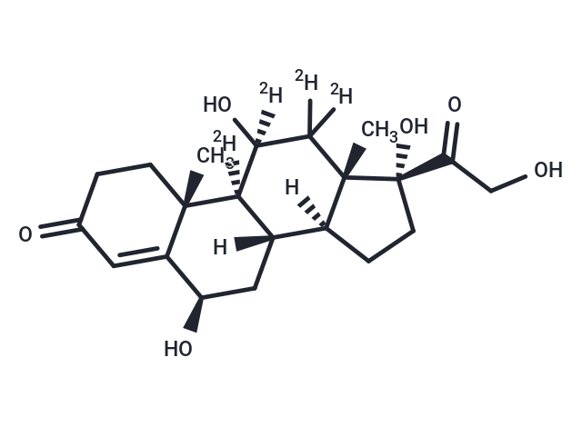 6β-Hydroxycortisol-[D4] (Standard)