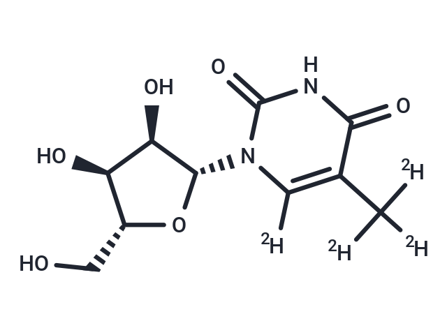 5-Methyl-D3-Uridine-6-D1 (Standard)