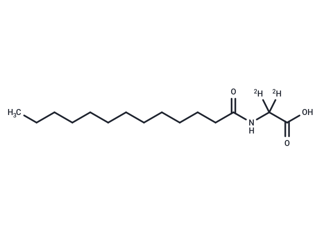 N-(1-Oxotridecyl)Glycine-D2 (Standard)