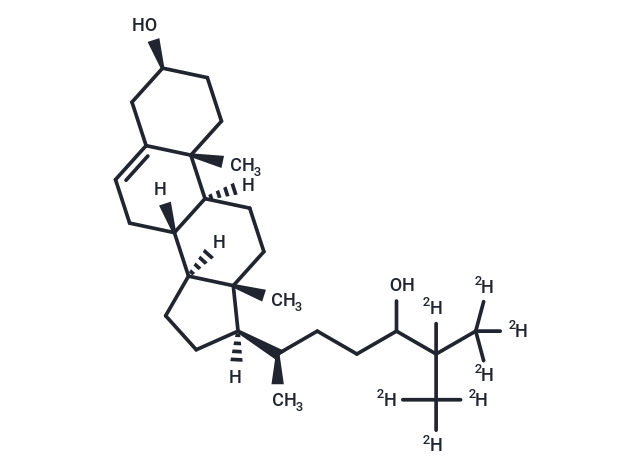 24(Rs)-Hydroxycholesterol-25,26,26,26,27,27,27-[D7] (Standard)