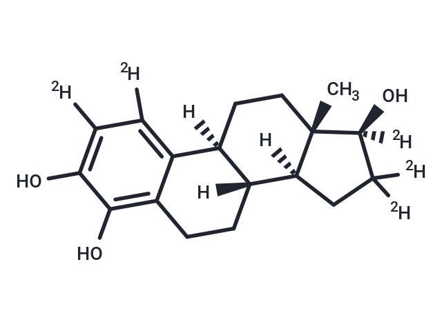 4-Hydroxy-17β-Estradiol-1,2,16,16,17-[D5] (Standard)