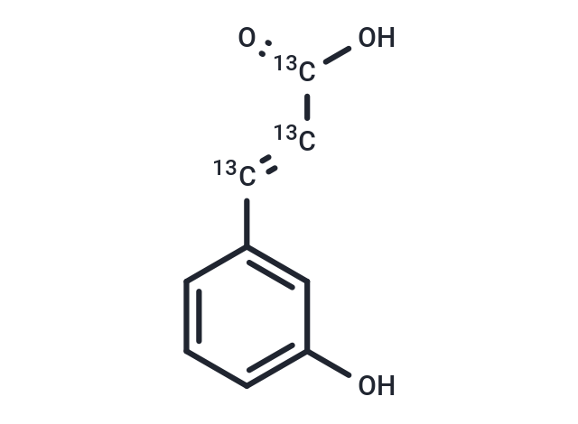 M-Coumaric Acid-[13C3] (Standard)