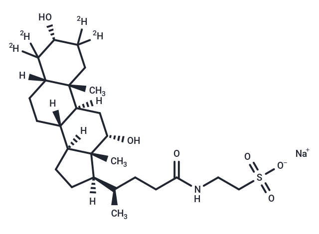 Taurodeoxycholic Acid-D4 Sodium Salt In Methanol, Concentration: 100µg/mL (Standard)