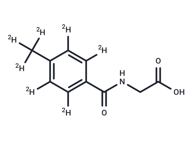 N-(4-Methyl-D3-Benzoyl-D4)Glycine (Standard)