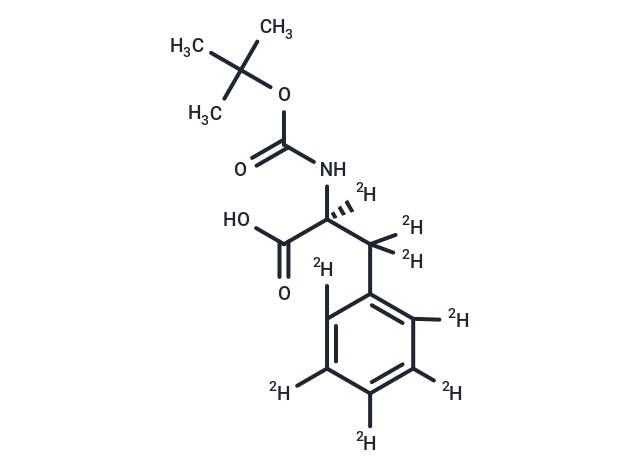 L-Phenyl-D5-Alanine-2,3,3-D3-N-T-Boc (Standard)