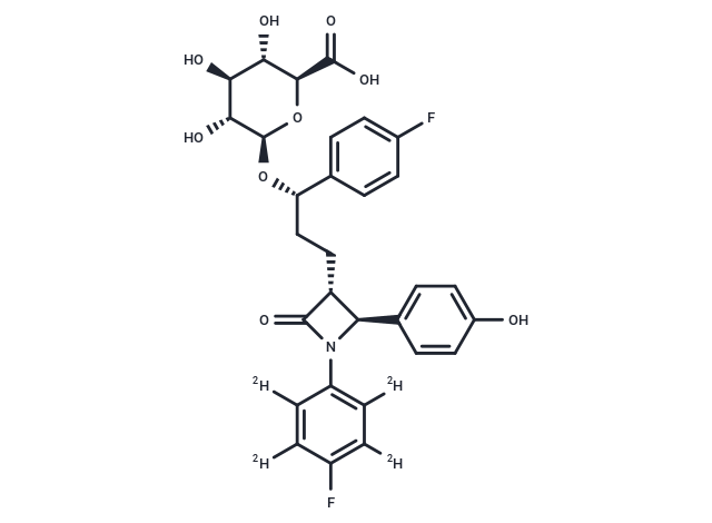 Ezetimibe-[D4] Phenoxy-Beta-D-Glucuronide (Standard)
