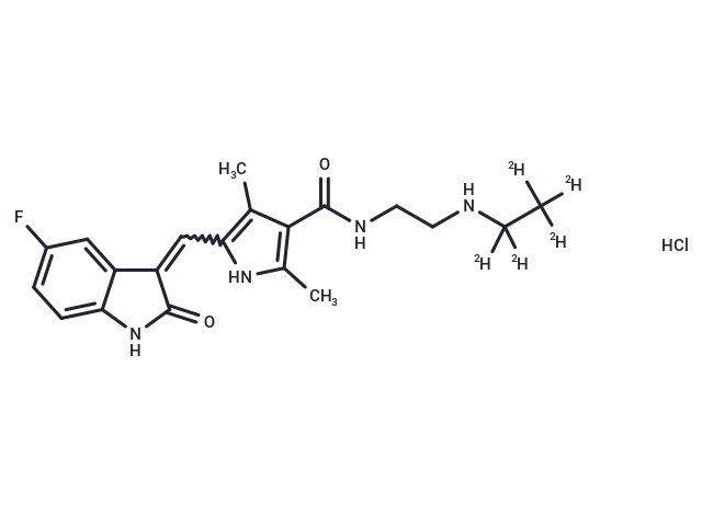 N-Desethylsunitinib-[D5] Hydrochloride (Standard)