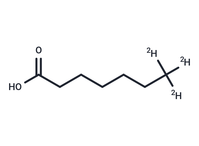 Heptanoic-7.7 .7-[D3] Acid (Standard)