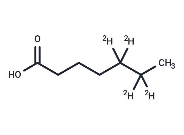 Heptanoic-5.5.6.6-[D4] Acid (Standard)