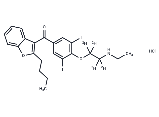 N-Desethyl Amiodarone-[D4] Hcl (Standard)