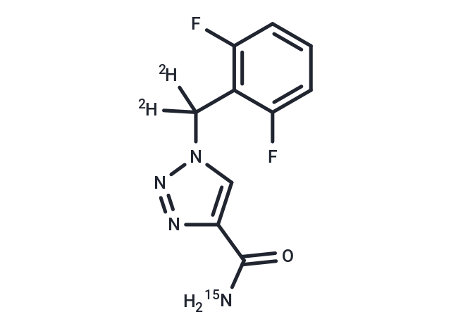 Rufinamide-[D2, 15N] (Standard)