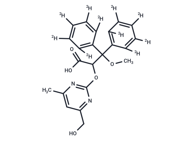 4-Hydroxymethylambrisentan-[D10] (Standard)