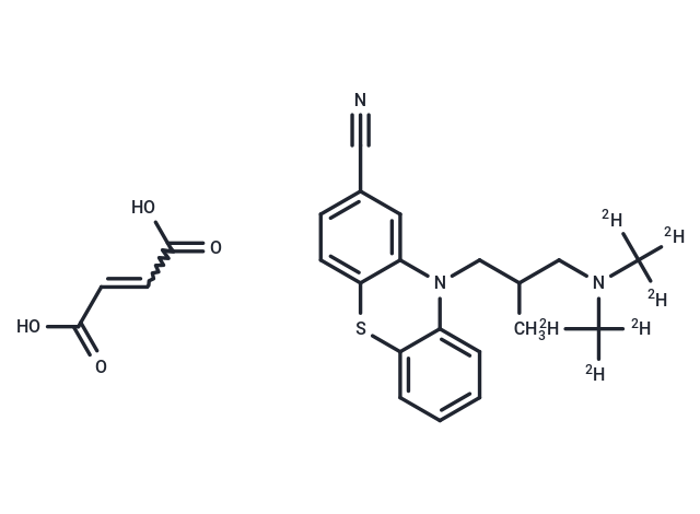 Cyamemazine-[D6] Maleate (Standard)