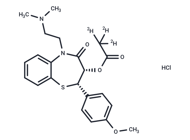 (+)-Cis-Diltiazem-[D3] Hcl (Acetoxy-D3) (Standard)