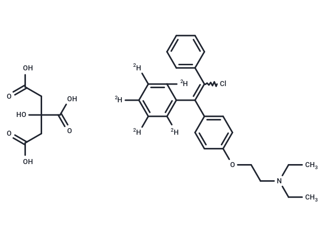 (Z/E)-Clomiphene-[D5] Citrate (Standard)