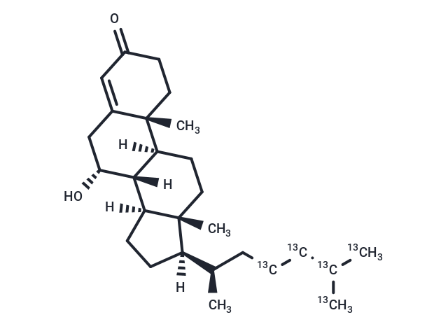 7α-Hydroxy-4-Cholesten-3-One-[13C5] (Standard)