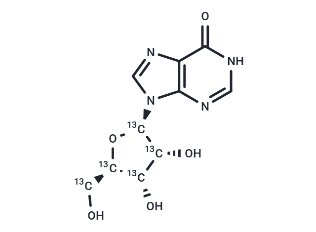 Inosine-[1‘.2‘.3‘.4‘.5‘-13C5] (Standard)