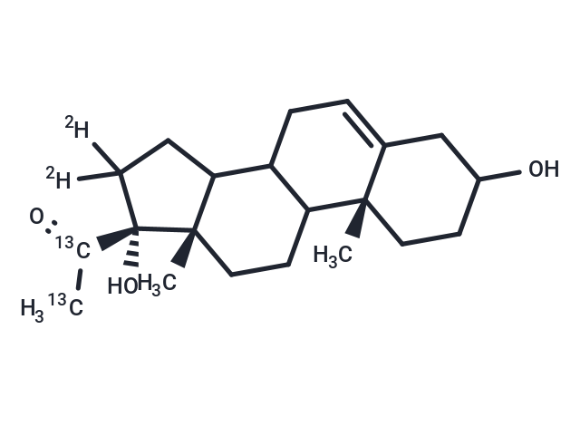 17α-Hydroxypregnenolone-[13C2,D2] In Methanol, Concentration: 100µg/mL (Standard)