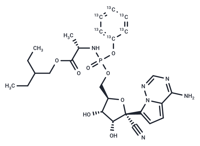 Remdesivir-[13C6] (Mixture Of Diastereoisomers) (Standard)