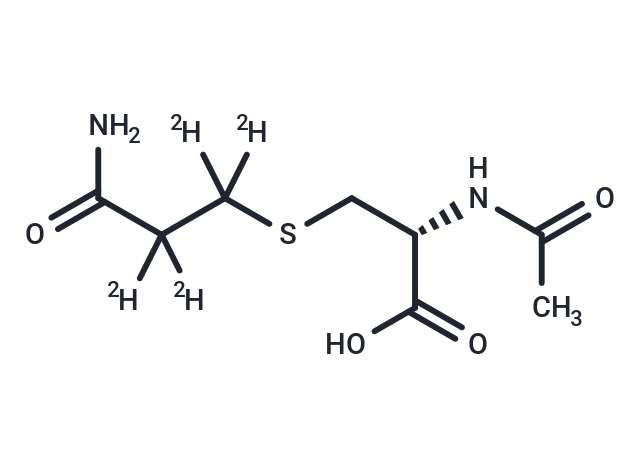 N-Acetyl-S-(Carbamoylethyl-D4)-L-Cysteine (Standard)