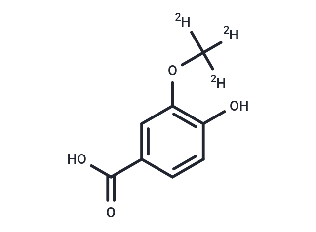 4-Hydroxy-3-Methoxy-D3-Benzoic Acid In Methanol, Concentration: 100µg/mL (Standard)