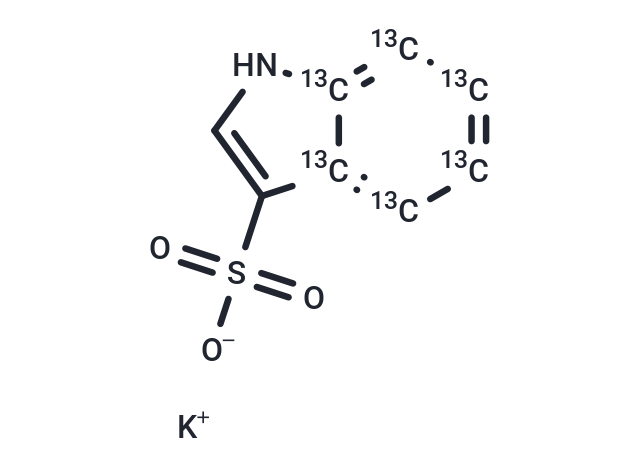 Indoxyl Sulfate Potassium Salt-[13C6] (Standard)