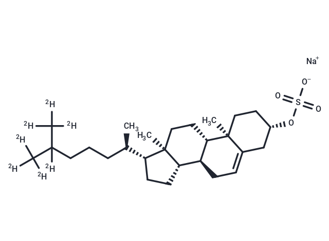 Sodium Cholesterol-25,26,26,26,27,27,27-[D7] Sulfate (Standard)