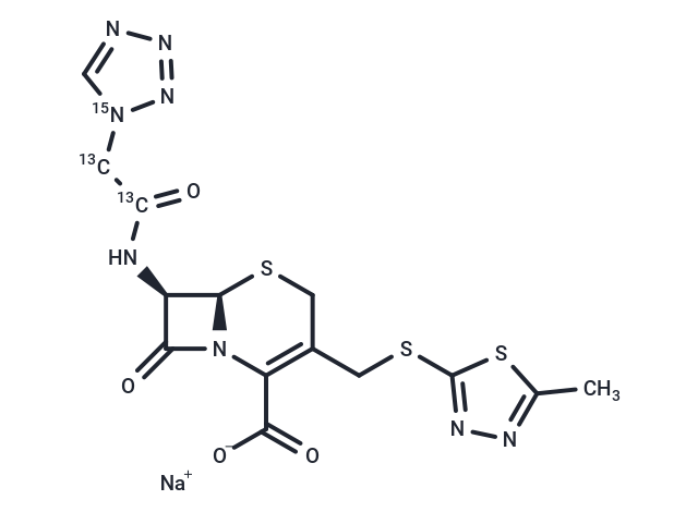 Cefazolin-[13C2, 15N] (Standard)