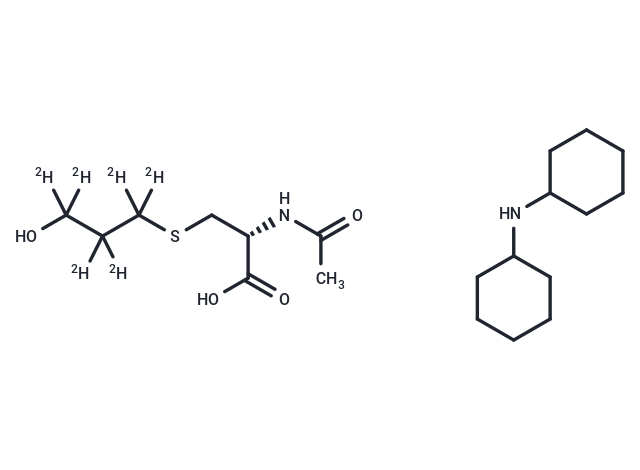 N-Acetyl-S-(3-Hydroxypropyl-D6)-L-Cysteine Dicyclohexylamine (Standard)