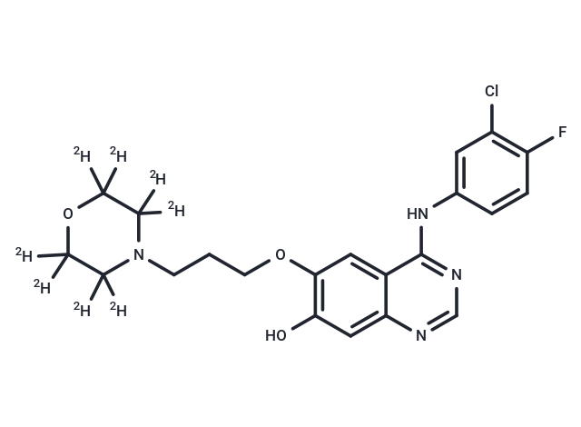 O-Desmethyl Gefitinib D8 (Standard)