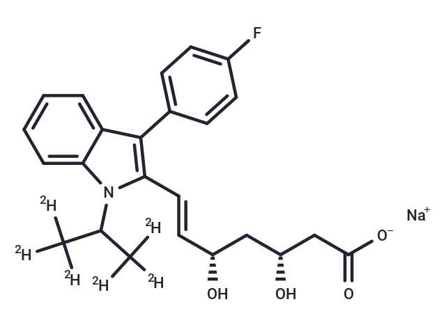 Fluvastatin-[D6] Sodium Salt (Standard)