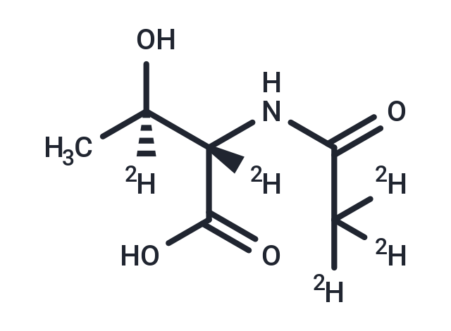 N-Acetyl-D3-L-Threonine-2,3-D2 (Standard)