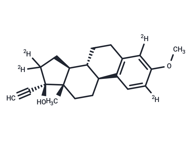17Alpha-Ethynylestradiol-2,4,16,16-[D4] 3-Methyl Ether (Standard)