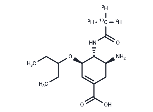 Oseltamivir-13C-D3 Acid (Standard)