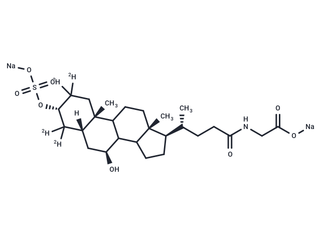 Glycoursodeoxycholic Acid-[D4]-3-Sulfate Sodium Salt (Standard)