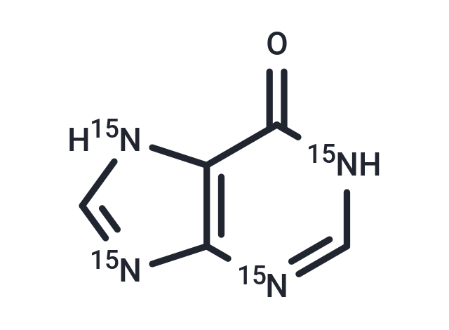 Hypoxanthine-[15N4] (Standard)