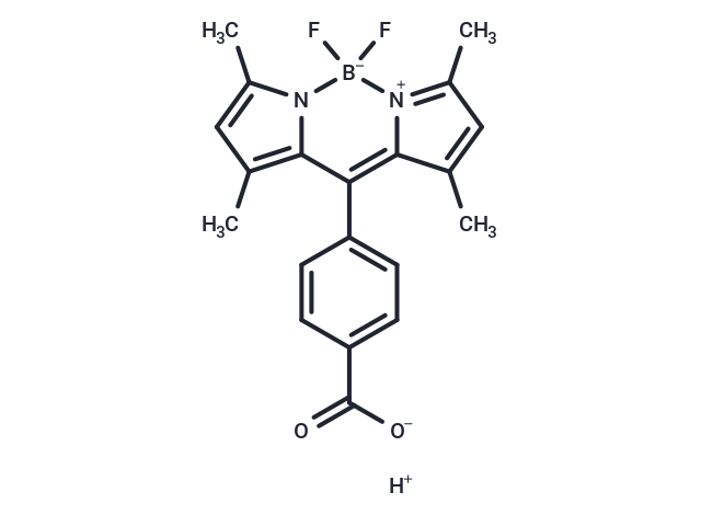 8-(4-carboxyphenyl)-1,3,5,7-tetramethyl BODIPY